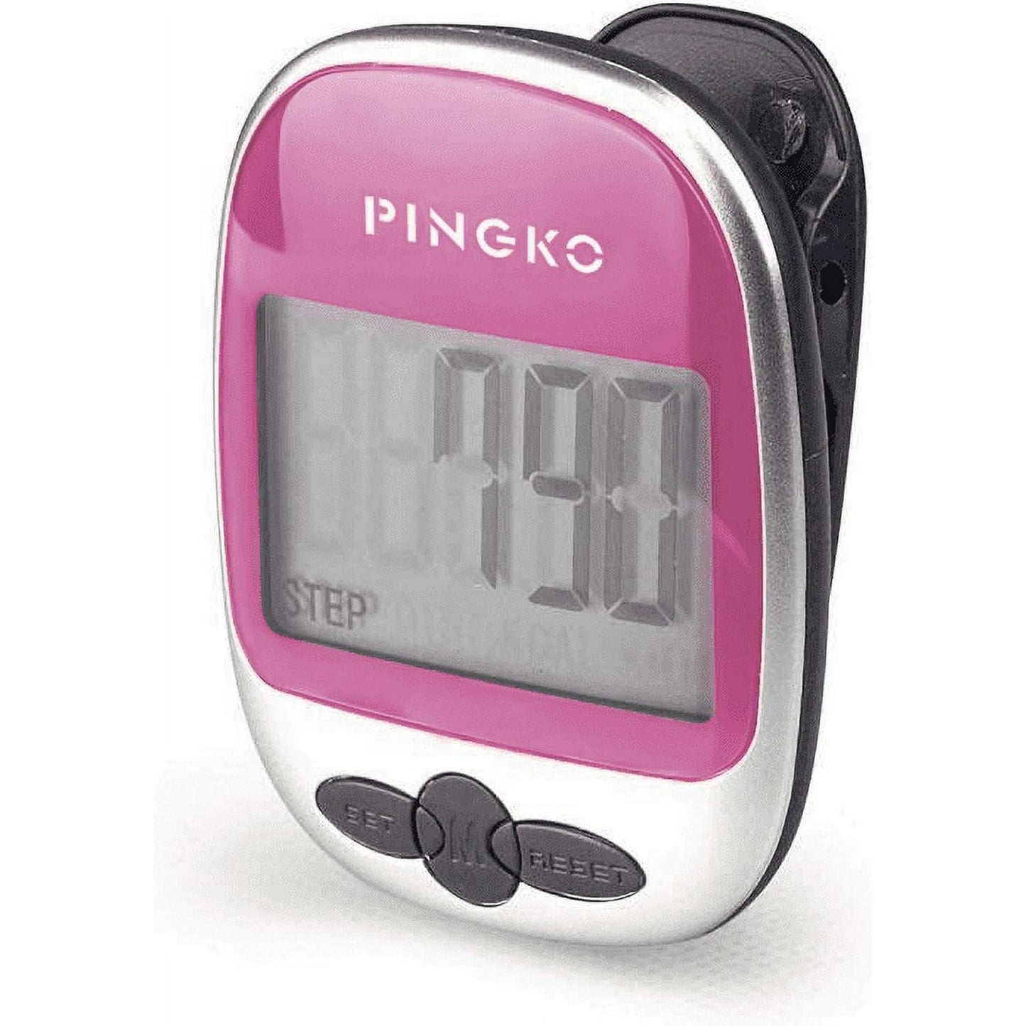 PINGKO Best Pedometer for Walking Accurately Track Steps Multi-Function Portable Sport Pedometers Step/Distance/Calories/Counter