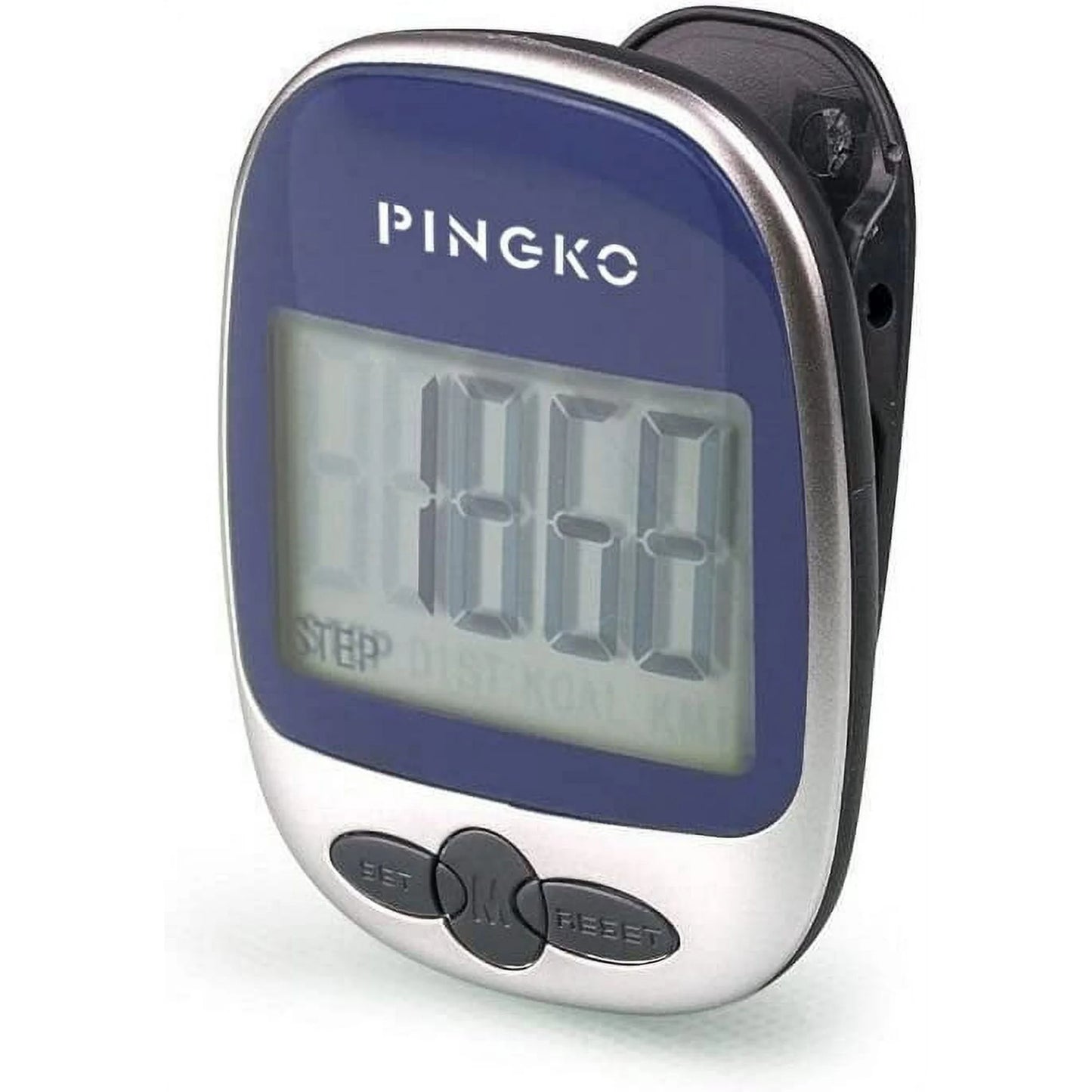 PINGKO Best Pedometer for Walking Accurately Track Steps Multi-Function Portable Sport Pedometers Step/Distance/Calories/Counter