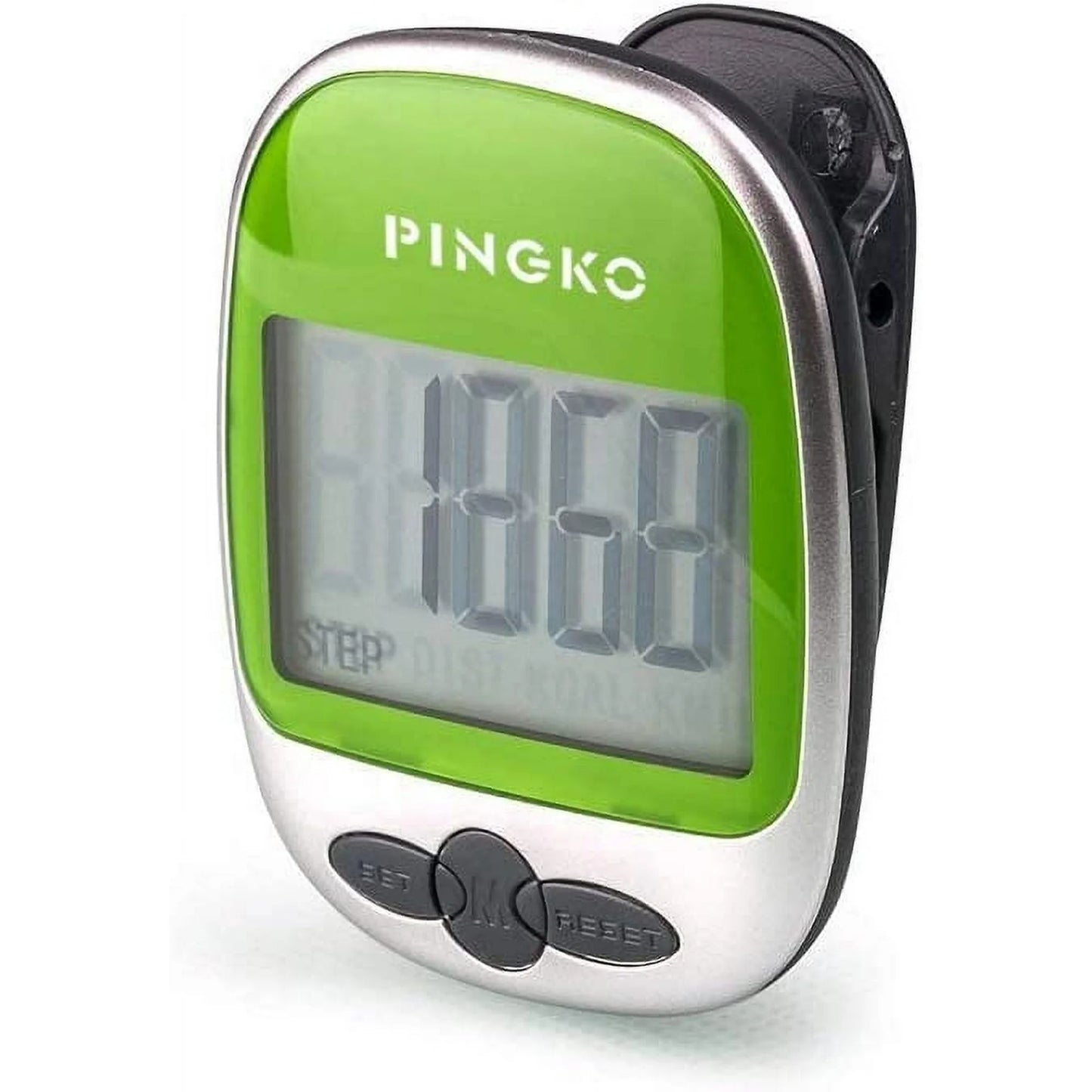 PINGKO Best Pedometer for Walking Accurately Track Steps Multi-Function Portable Sport Pedometers Step/Distance/Calories/Counter