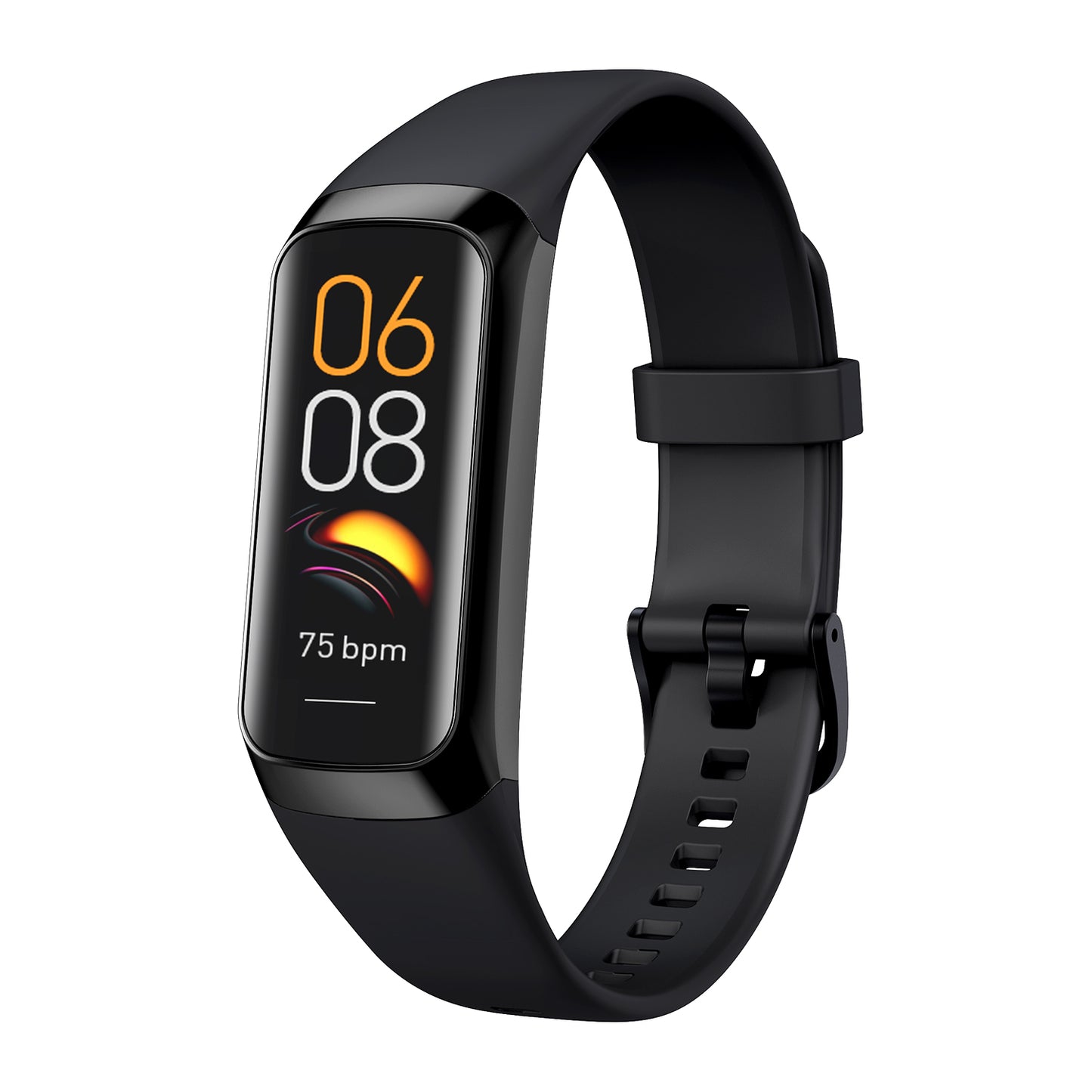 C60 Heart Rate Blood Pressure Oxygen Body Temperature Call Message Reminder Smart Band AMOLED Screen Smartwatch