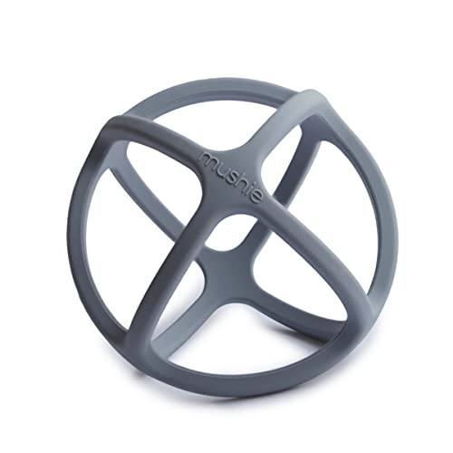 mushie Silicone Baby Teether Ball Toy (Shifting Sand)