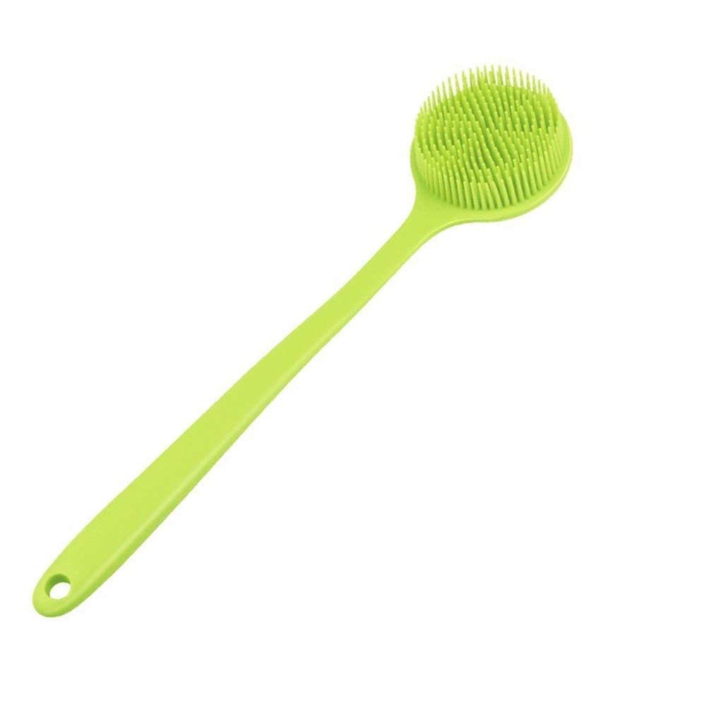 Cinlitek Silicone Body Scrubber, Long Handle Back Scrubber for Shower, Silicone Body Brush Shower Scrubber for Body, Shower Srush Back Brush Body Exfoliator