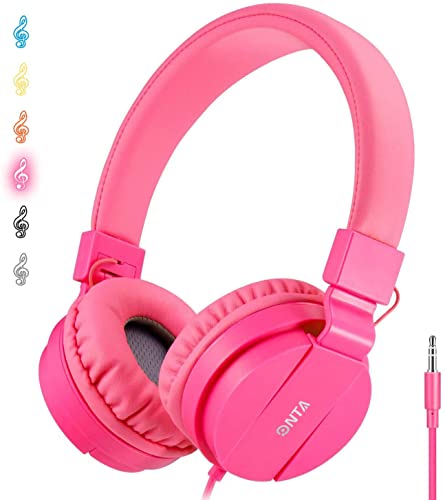 ONTA Kids Headphones for Boys Girls - Child Student Headset Wired Plug Toddler Earphones School Teen on Ear for Ipad | Computer | Smart Phone | Amazon Fire Tablet | Laptop | Plane Travel | Game