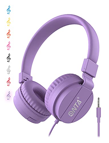 ONTA Kids Headphones for Boys Girls - Child Student Headset Wired Plug Toddler Earphones School Teen on Ear for Ipad | Computer | Smart Phone | Amazon Fire Tablet | Laptop | Plane Travel | Game