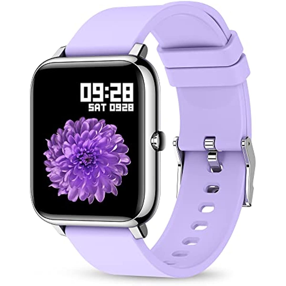 Smart Watch, KALINCO Fitness Tracker with Heart Rate Monitor, Blood Pressure, Blood Oxygen Tracking, 1.4 Inch Touch Screen Smartwatch Fitness Watch for Women Men Compatible with Android iPhone iOS