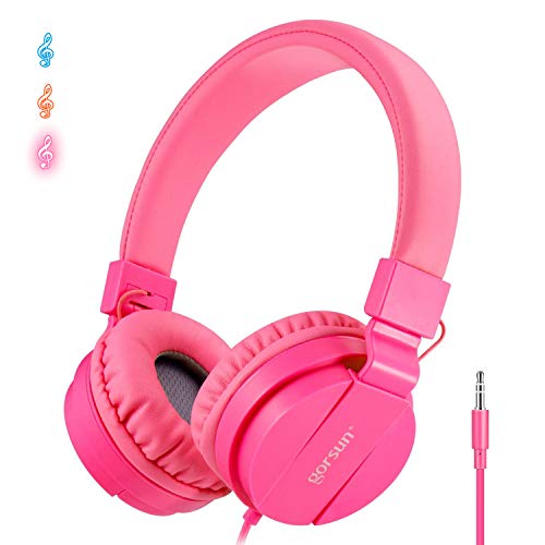 ONTA® Foldable On Ear Audio Adjustable Lightweight Headphone for Kids Cellphones Smartphones iPhone Laptop Computer Mp3/4 Earphones