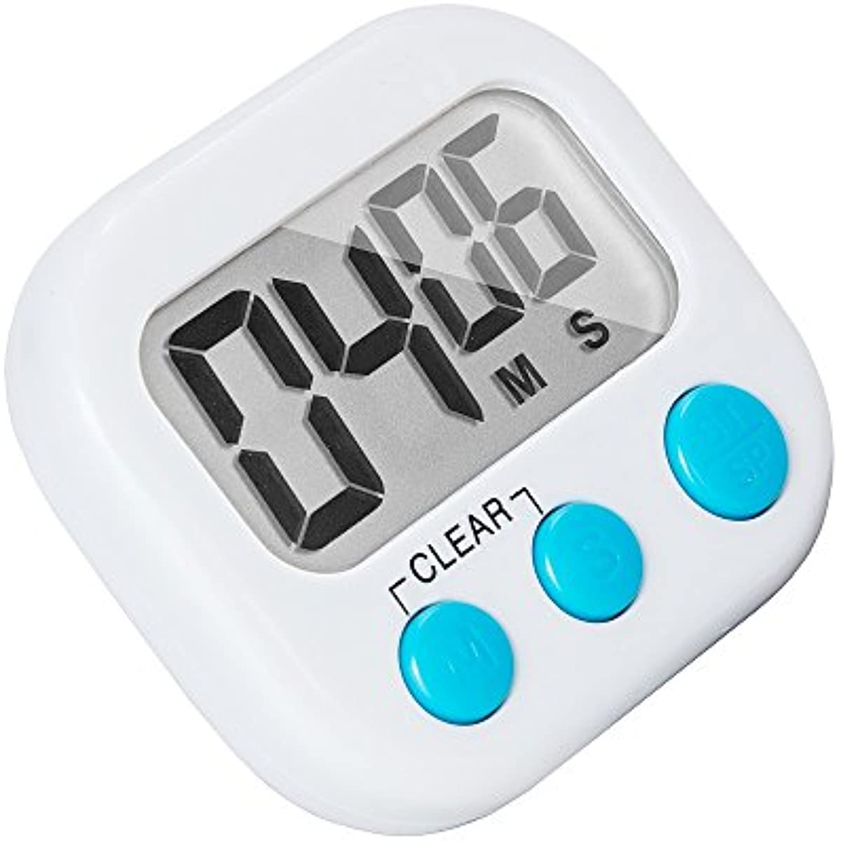 6 Pack Small Digital Kitchen Timer Magnetic Back and ON/Off Switch,Minute Second Count Up Countdown (Multicolored)
