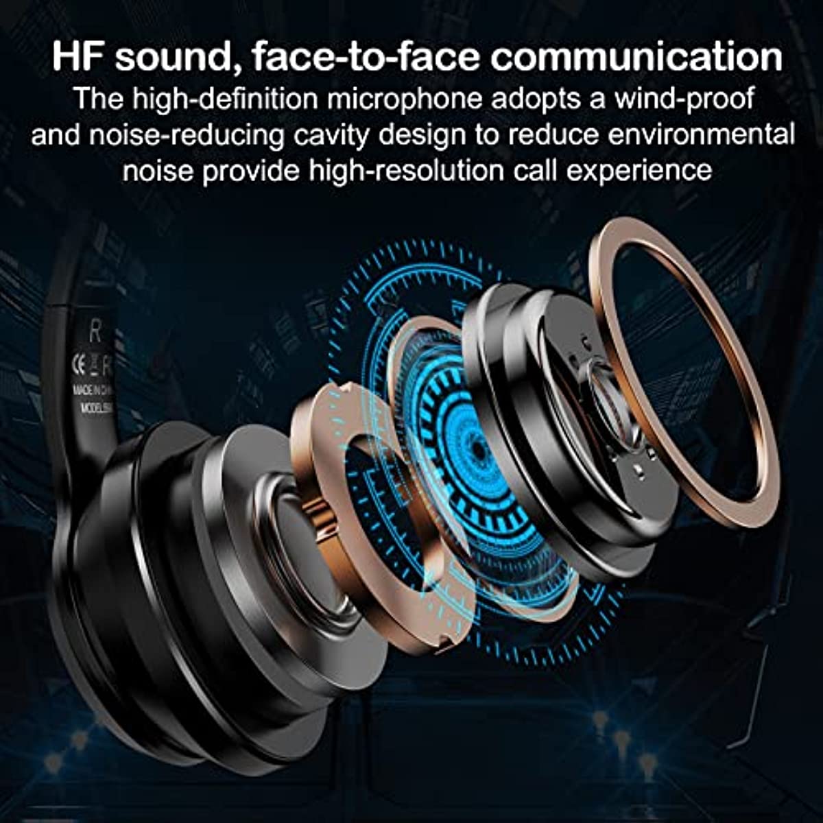 SIMGAL Bluetooth Cat Ear Headphones for Kids, Wireless & Wired Mode Foldable Headset with Mic, RGB LED Light, for Girls School Gaming, Compatible with Mobile Phones PC Tablet