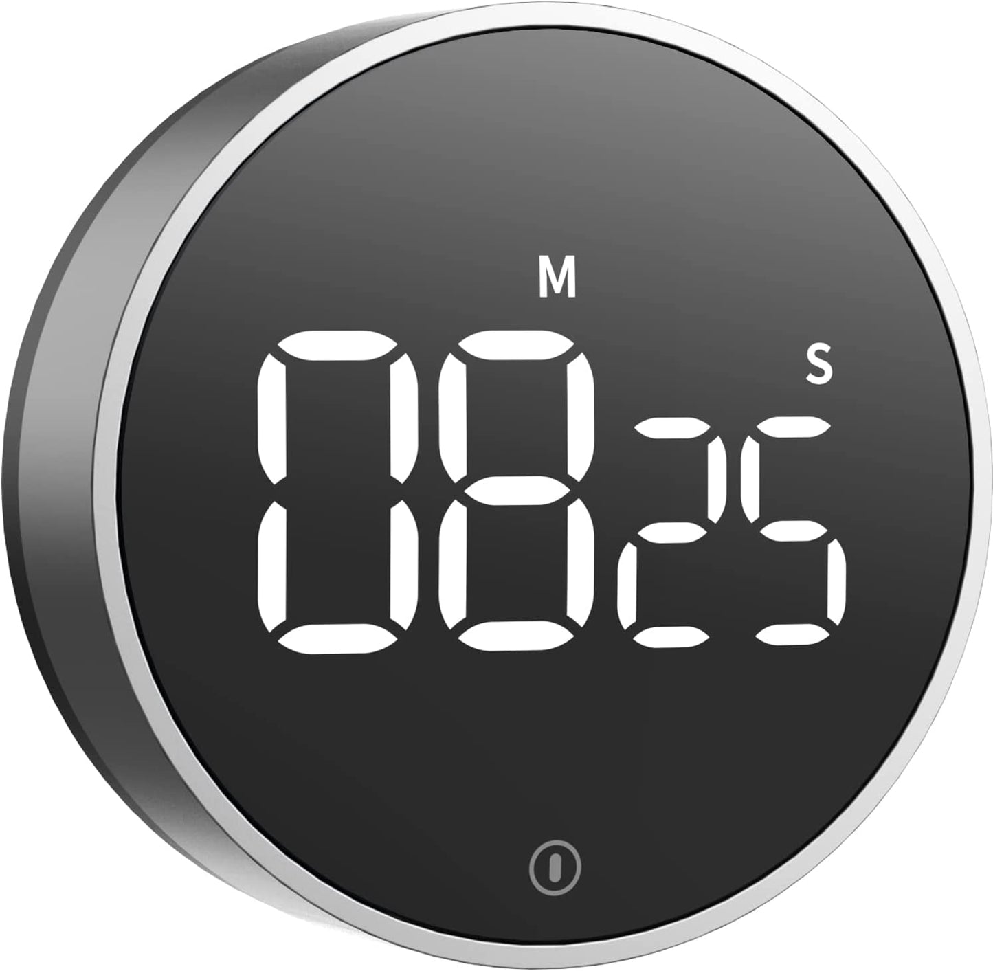 VOCOO Digital Kitchen Timer - Magnetic Countdown Countup Timer with Large LED Display Volume Adjustable, Easy for Cooking and for Seniors and Kids to Use (White)