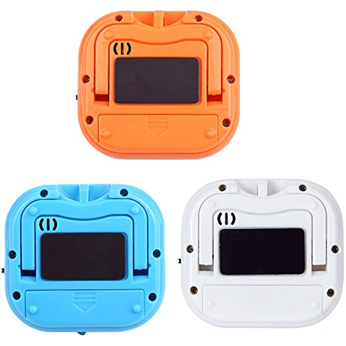 6 Pack Small Digital Kitchen Timer Magnetic Back and ON/Off Switch,Minute Second Count Up Countdown (Multicolored)