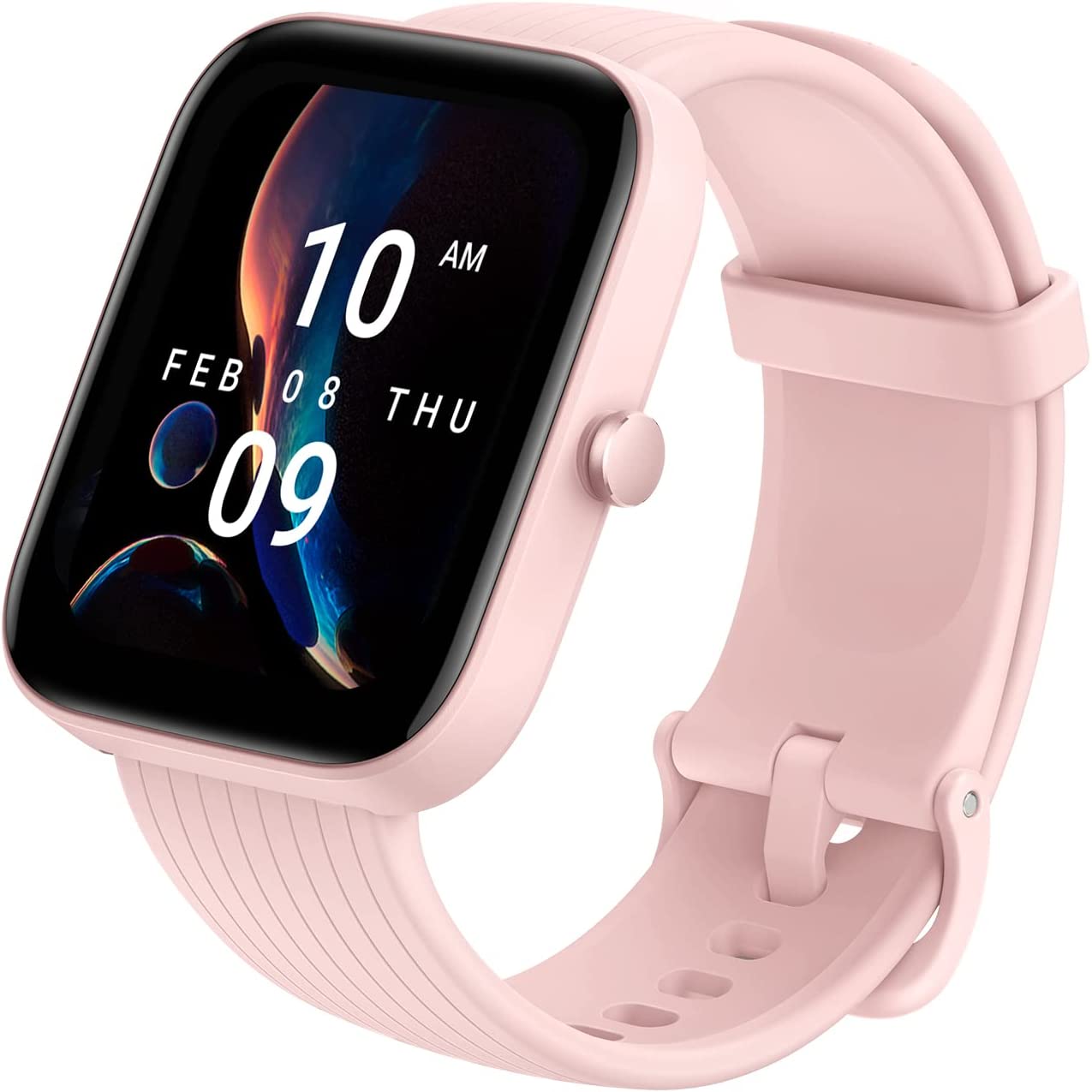Amazfit Bip 3 Pro Smart Watch for Android iPhone, 4 Satellite Positioning Systems, 1.69" Color Display, 14-Day Battery Life, 60+ Sports Modes, Blood Oxygen Heart Rate Monitor, Water-Resistant(Black)