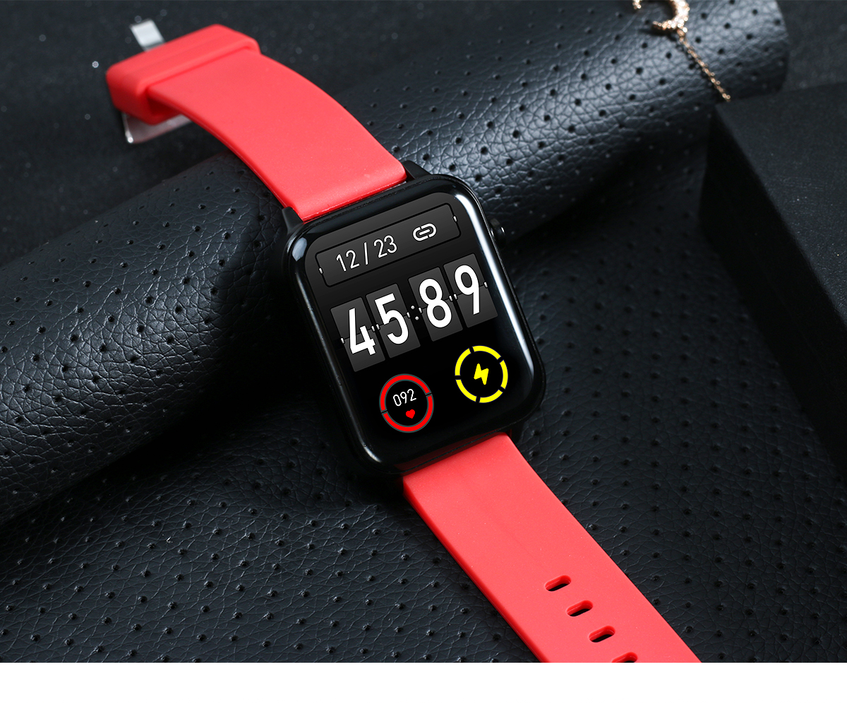 2022 Smart Watch E86 ECG+PPG 1.7'' HD IPS Screen AI Medical Diagnosis Blood Oxygen Temperature IP68 Sport Mens Smart Watch