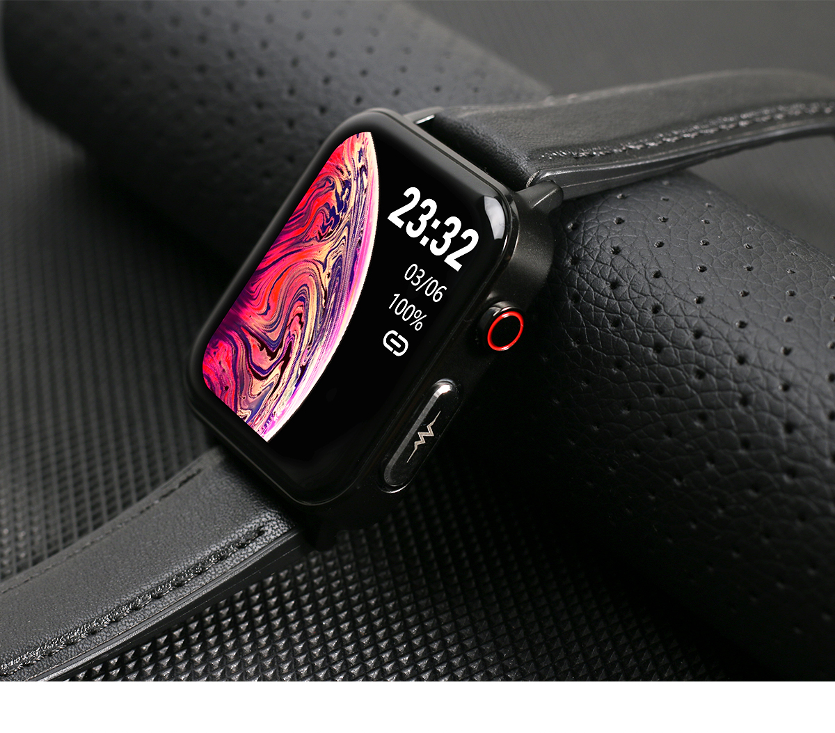 2022 Smart Watch E86 ECG+PPG 1.7'' HD IPS Screen AI Medical Diagnosis Blood Oxygen Temperature IP68 Sport Mens Smart Watch