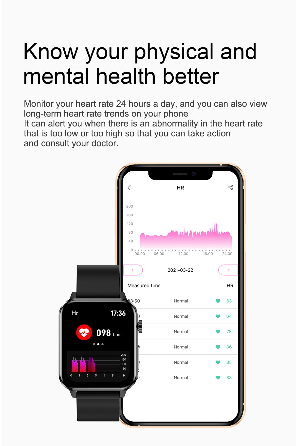 2022 Smart Watch E86 ECG+PPG 1.7'' HD IPS Screen AI Medical Diagnosis Blood Oxygen Temperature IP68 Sport Mens Smart Watch