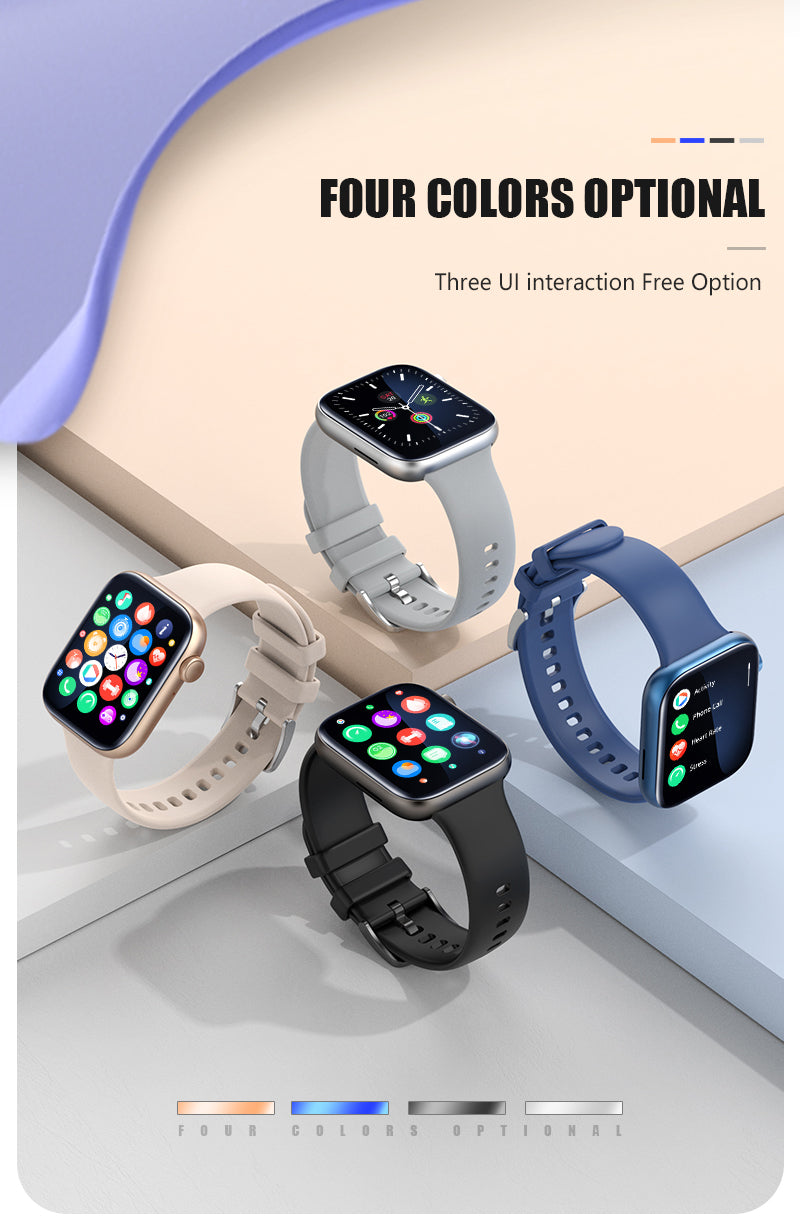 Smart Watch P45 1.8 Inch Large Screen Blood Oxygen Monitor Answer Call Digital Smart Watch with Rotary Keys
