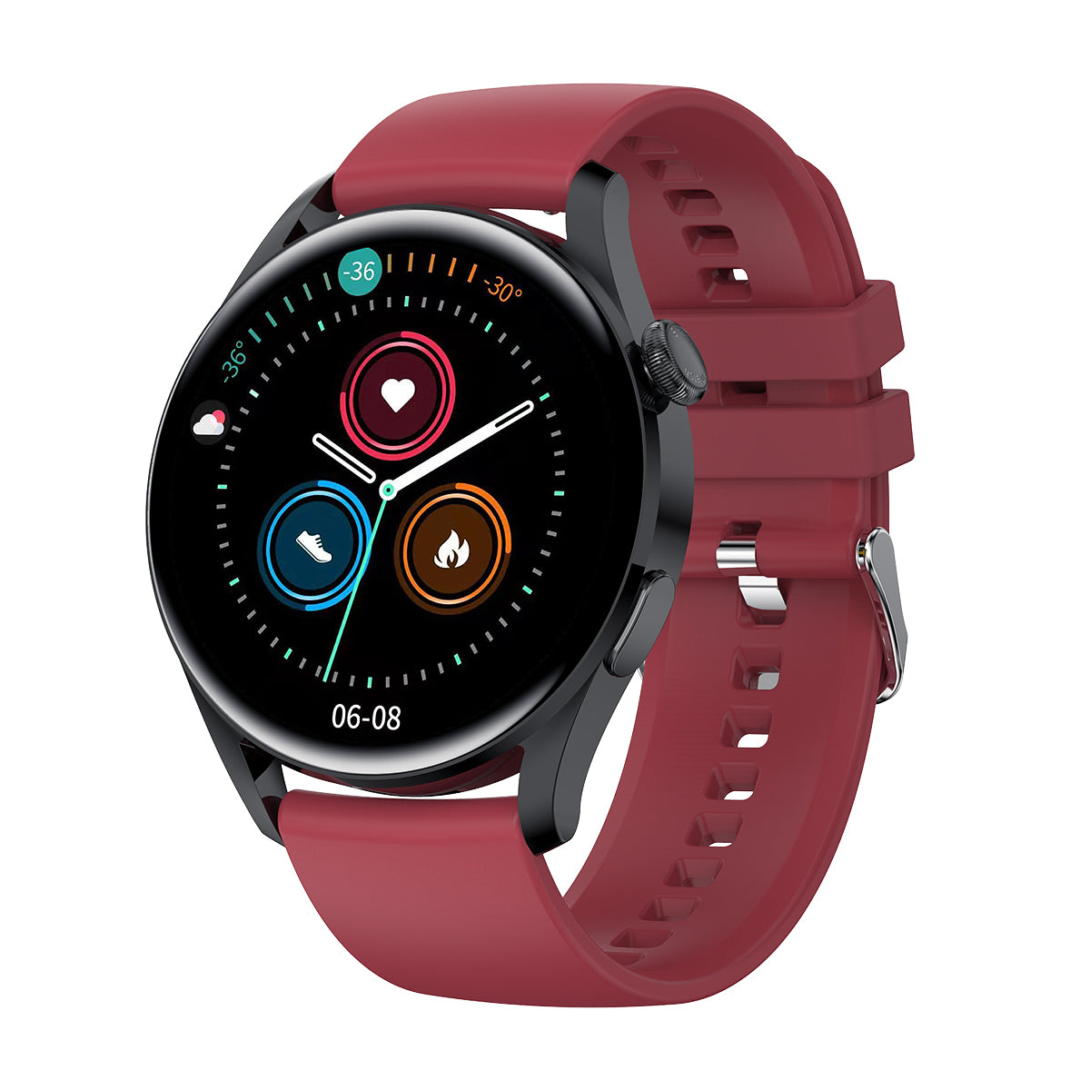 2022 New Smart Watch T33S Full Screen Heart Rate Blood Oxygen Fitness Sleep Tracker Ip67 Sports Mode Answer Call Watch