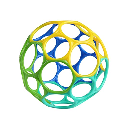 Oball Classic Ball - Red, Yellow, Green, Blue, Ages Newborn +