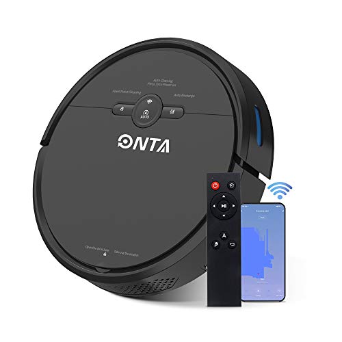 ONTA D2-001 Robot Vacuum Cleaner and Mop, Wi-Fi Connectivity ,Lidar Navigation,2500Pa Strong Suction with Self-Charging, APP Total Control , Ideal for Carpets and Pet Hair, support Alexa Voice Control