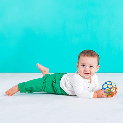 Oball Classic Ball - Red, Yellow, Green, Blue, Ages Newborn +