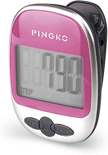 PINGKO Outdoor Multi-Function Portable Sport Pedometer Step/Distance/Calories/Counter - Green