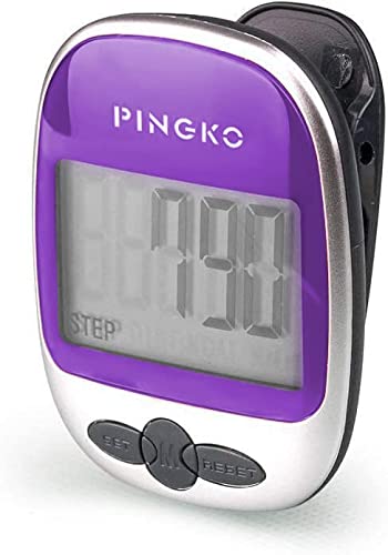 PINGKO Outdoor Multi-Function Portable Sport Pedometer Step/Distance/Calories/Counter - Green