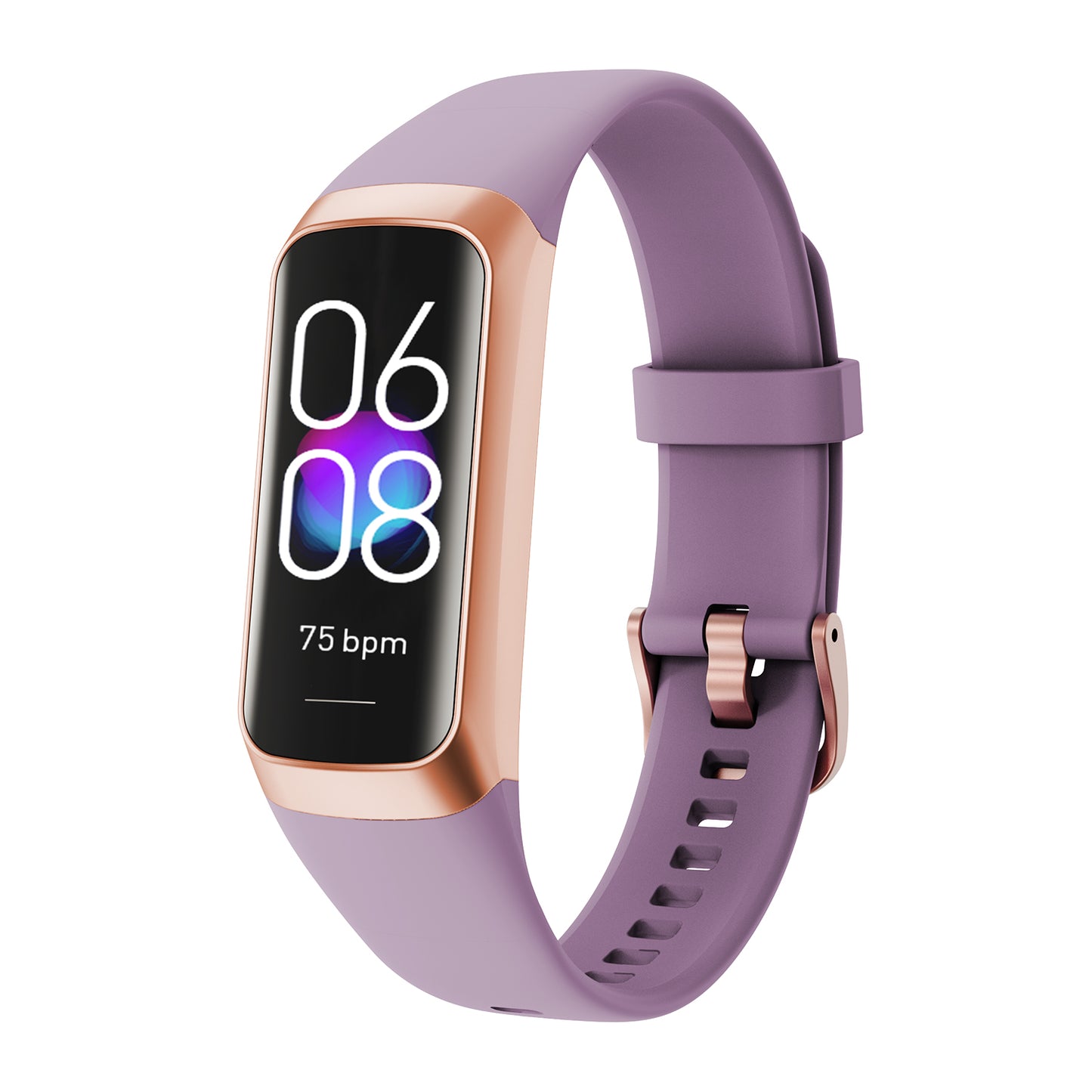 C60 Heart Rate Blood Pressure Oxygen Body Temperature Call Message Reminder Smart Band AMOLED Screen Smartwatch
