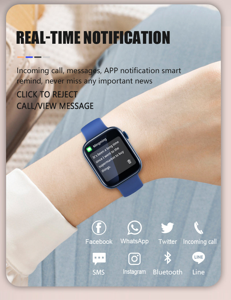 Smart Watch P45 1.8 Inch Large Screen Blood Oxygen Monitor Answer Call Digital Smart Watch with Rotary Keys